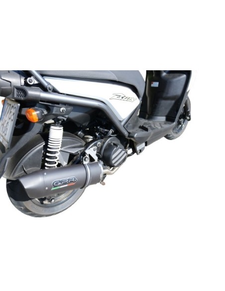 ESCAPE GPR Yamaha Zuma 125 2009/2015 Furore Nero Sistema racing con Dbkiller no homologado