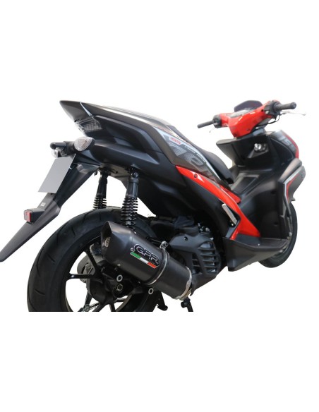 ESCAPE GPR Yamaha Aerox 155 VVA (valve variable actuation) 2021/2023 Furore Nero Sistema racing con Dbkiller no homologado