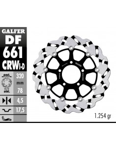 DISCO DERECHO FLOTANTE RANURAD