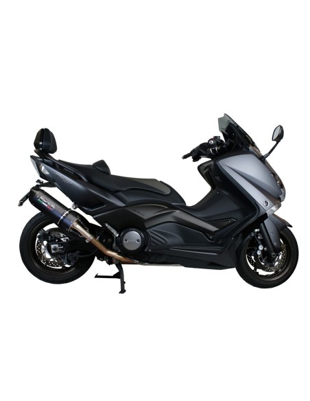ESCAPE GPR Yamaha T-Max 500 2001/2011 Furore Nero Sistema racing con Dbkiller no homologado