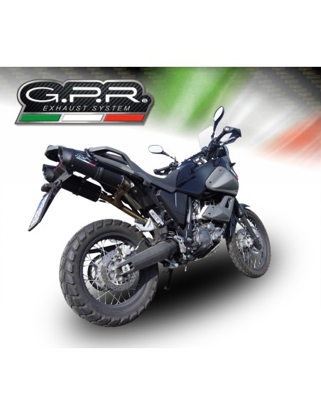 ESCAPE GPR Yamaha Xt 660 Z Tenere2008/2016 Furore Nero Sistema Homologado