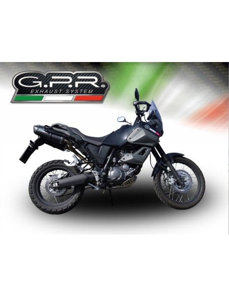 ESCAPE GPR Yamaha Xt 660 Z Tenere2008/2016 Furore Nero Sistema homologado con catalizador incluido