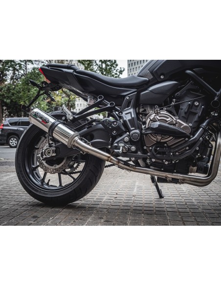 ESCAPE GPR Yamaha Mt-07 2014/2016 e3 M3 Inox Sistema homologado con catalizador incluido