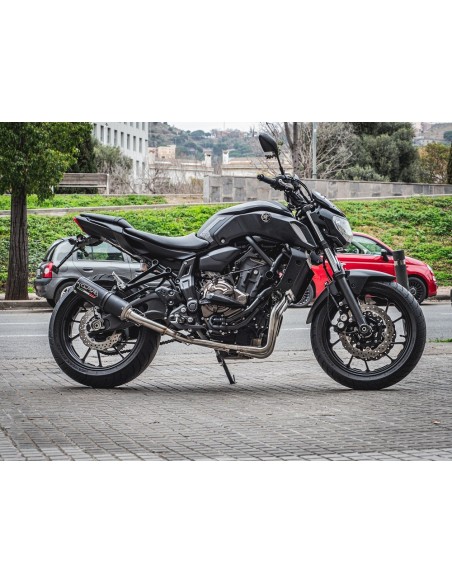 ESCAPE GPR Yamaha Mt-07 2017/2020 e4 M3 Black Titanium Sistema homologado con catalizador incluido