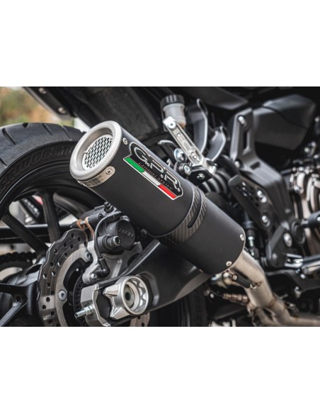 ESCAPE GPR Yamaha Mt-07 2017/2020 e4 M3 Black Titanium Sistema racing con Dbkiller no homologado