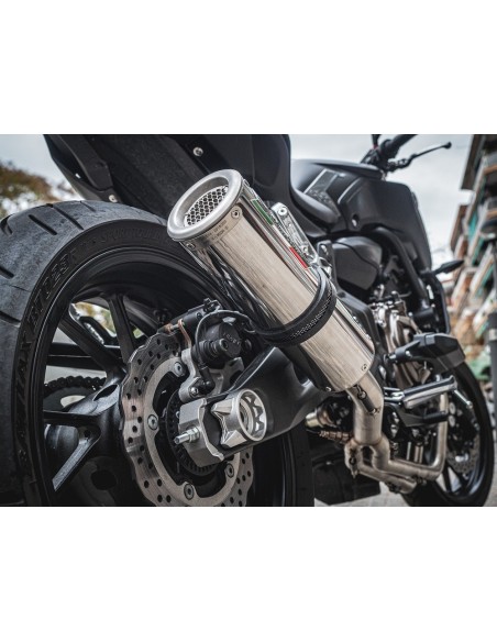 ESCAPE GPR Yamaha Mt-07 2017/2020 e4 M3 Inox Sistema racing con Dbkiller no homologado