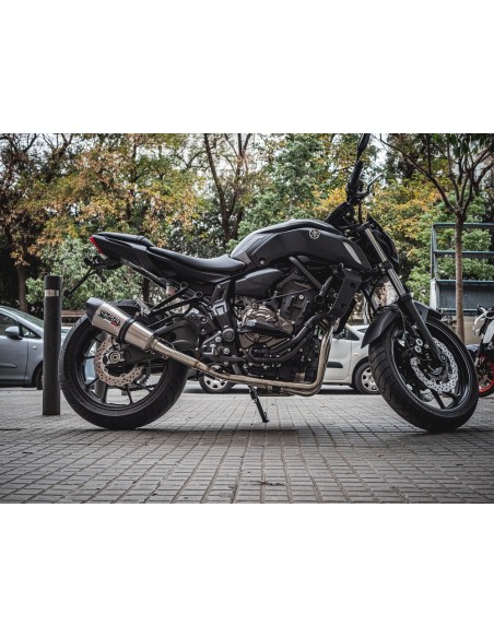 ESCAPE GPR Yamaha Mt-07 2017/2020 e4 Grand Prix Evo Titanium Sistema racing con Dbkiller no homologado