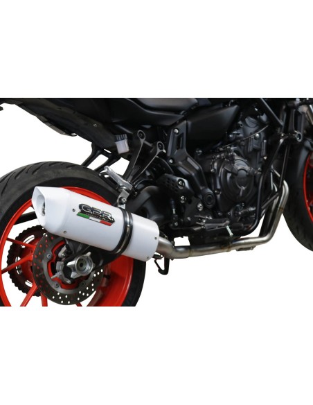 ESCAPE GPR Yamaha Mt-07 2021/2024 e5 Albus Evo4 Sistema homologado con catalizador incluido