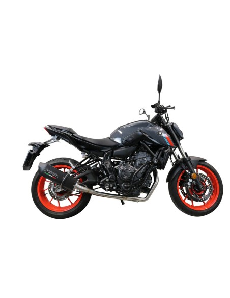 ESCAPE GPR Yamaha Mt-07 2021/2024 e5 Furore Evo4 Poppy Sistema homologado con catalizador incluido