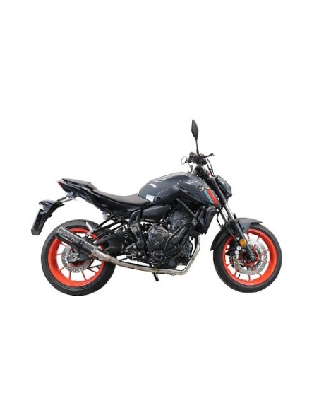 ESCAPE GPR Yamaha Mt-07 2021/2024 e5 M3 Black Titanium Sistema homologado con catalizador incluido