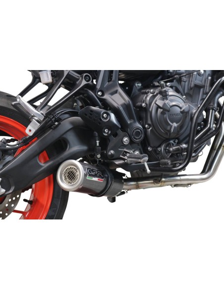 ESCAPE GPR Yamaha Mt-07 2021/2024 e5 M3 Poppy Sistema homologado con catalizador incluido