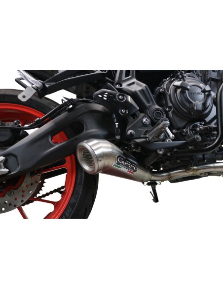 ESCAPE GPR Yamaha Mt-07 2021/2024 e5 Powercone Evo Sistema homologado con catalizador incluido