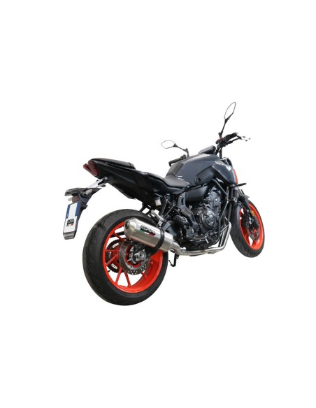 ESCAPE GPR Yamaha Mt-07 2021/2024 e5 Satinox Sistema homologado con catalizador incluido