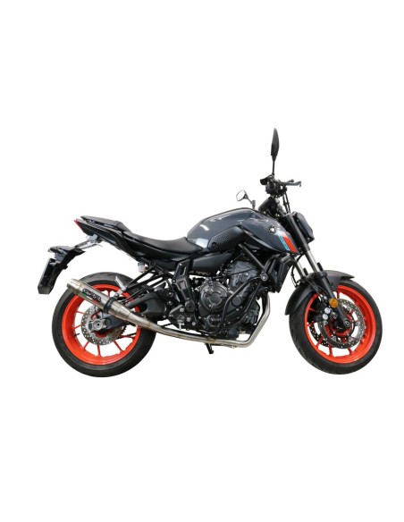 ESCAPE GPR Yamaha Mt-07 2021/2024 e5 Deeptone Inox Sistema racing con Dbkiller no homologado