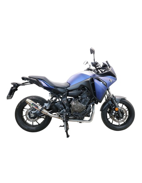 ESCAPE GPR Yamaha Tracer 7 GT 2020/2024 e5 Deeptone Inox Sistema racing con Dbkiller no homologado