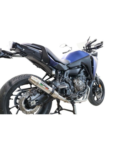 ESCAPE GPR Yamaha Tracer 700 GT 2019/2020 e4 Deeptone Inox Sistema racing con Dbkiller no homologado