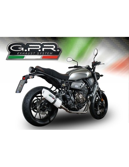 ESCAPE GPR Yamaha Xsr 700 2016/2020 e4 Albus Evo4 Sistema homologado con catalizador incluido