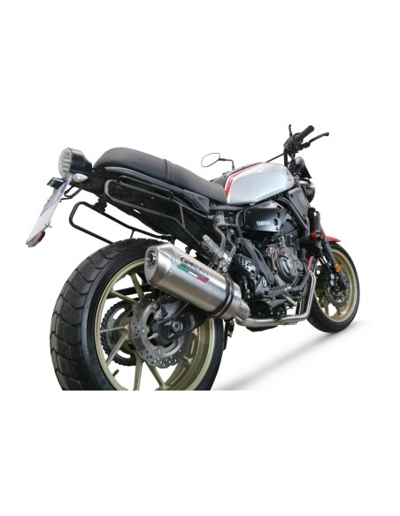 ESCAPE GPR Yamaha Xsr 700 2016/2020 e4 Satinox Sistema homologado con catalizador incluido