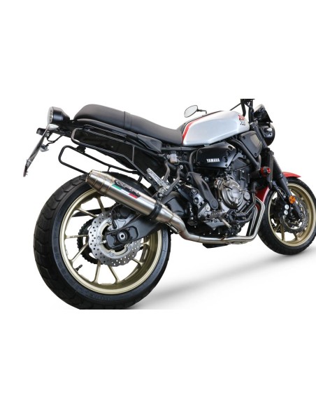 ESCAPE GPR Yamaha Xsr 700 2016/2020 e4 Deeptone Inox Sistema racing con Dbkiller no homologado