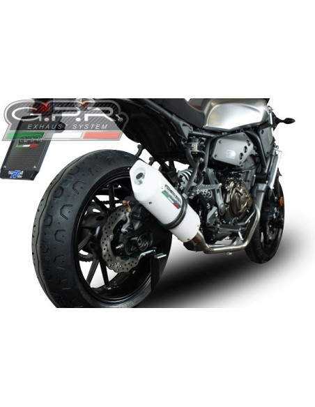 ESCAPE GPR Yamaha Xsr 700 2021/2024 e5 Albus Evo4 Sistema homologado con catalizador incluido