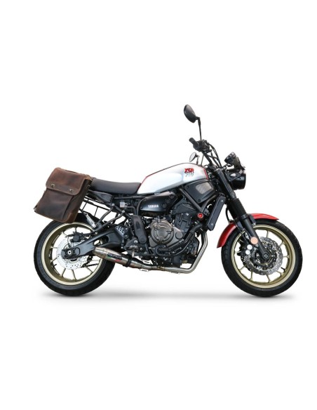ESCAPE GPR Yamaha Xsr 700 2021/2024 e5 Deeptone Inox Sistema racing con Dbkiller no homologado