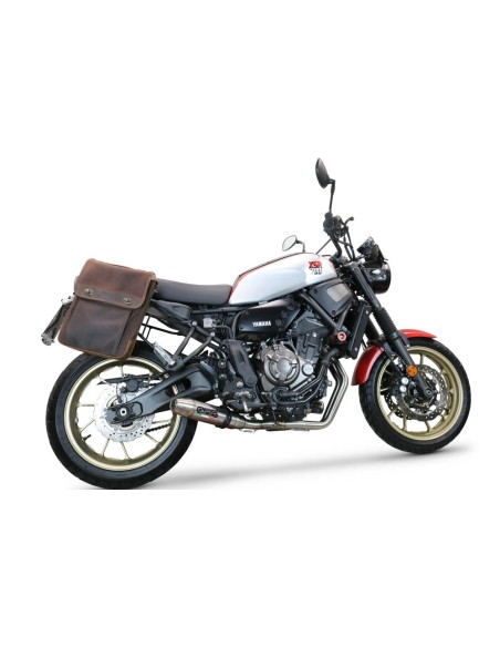 ESCAPE GPR Yamaha Xsr 700 2021/2024 e5 Deeptone Inox Sistema racing con Dbkiller no homologado