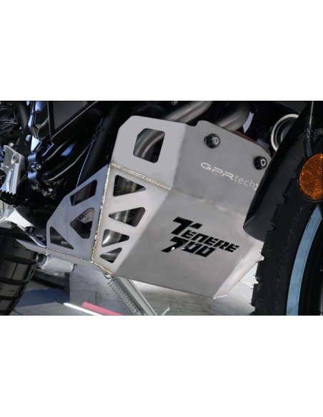 ESCAPE GPR Yamaha Tenere 700 2019/2020 e4 Decatalizzatore + Paracoppa Titanio Sistema racing