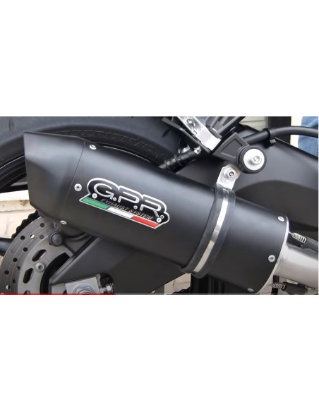 ESCAPE GPR Yamaha Fz 8 2010/2016 Furore Nero Sistema Homologado