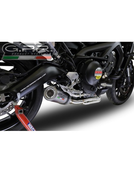 ESCAPE GPR Yamaha Mt-09 2014/2016 e3 M3 Inox Sistema racing con Dbkiller no homologado