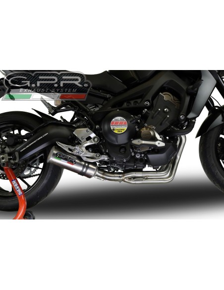 ESCAPE GPR Yamaha Mt-09 Tracer 900 2015/2020 M3 Inox Sistema racing con Dbkiller no homologado