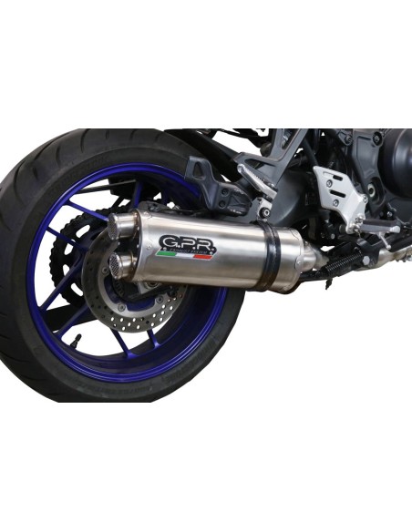 ESCAPE GPR Yamaha Tracer 9 2021/2024 e5 Dual Inox Sistema homologado con catalizador incluido