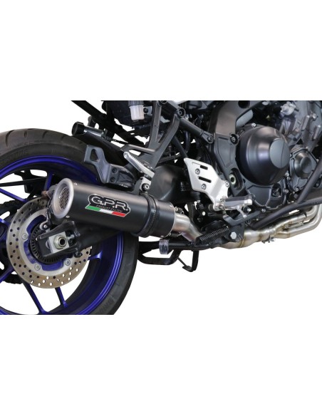 ESCAPE GPR Yamaha Tracer 9 2021/2024 e5 M3 Black Titanium Sistema homologado con catalizador incluido