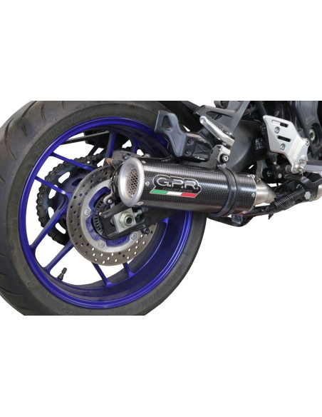 ESCAPE GPR Yamaha Tracer 9 2021/2024 e5 M3 Poppy Sistema homologado con catalizador incluido