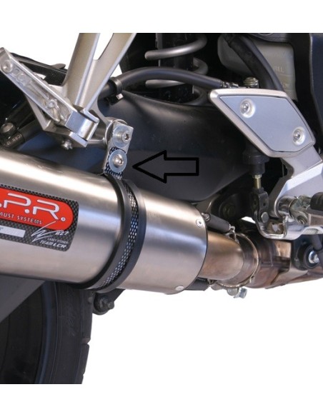 ESCAPE GPR Yamaha Fz.1 - Fazer 1000 2006/2014 Deeptone Inox Sistema Homologado