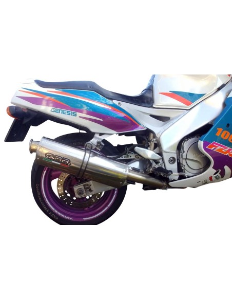 ESCAPE GPR Yamaha Fzr 1000 Ex-Up 1989 & 1991/95 (no 1990) Trioval Sistema Homologado