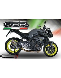 ESCAPE GPR Yamaha Mt-10 2016/2024 e4 Decatalizzatore Sistema racing