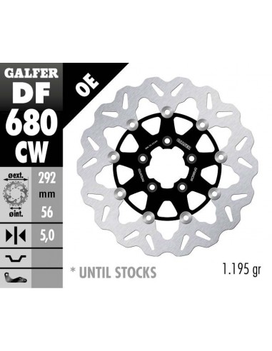 DISCO DE FRENO WAVE DF680CW   