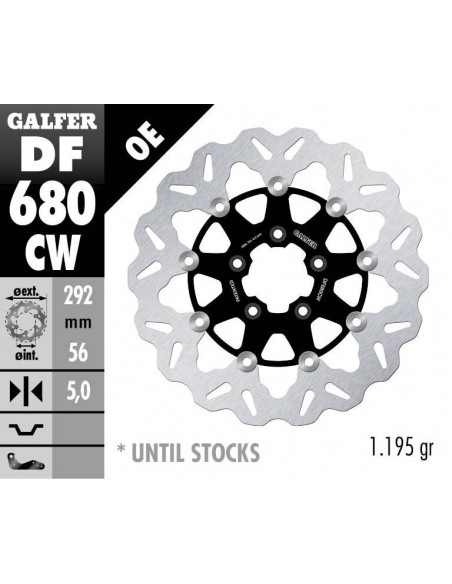 DISCO DE FRENO WAVE DF680CW   