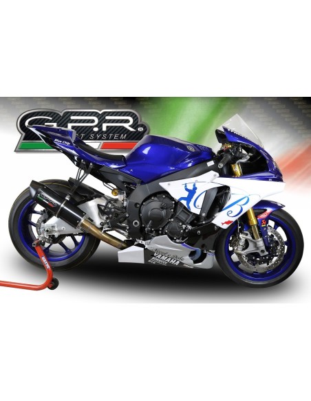 ESCAPE GPR Yamaha Yzf R1/R1-M 2015/2016 e3 Furore Nero Sistema racing