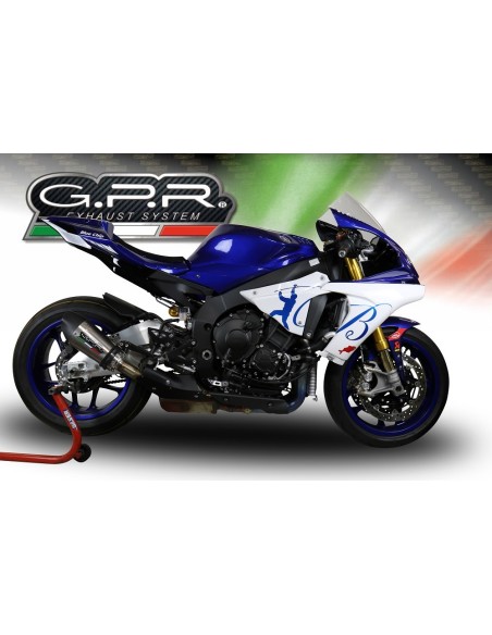 ESCAPE GPR Yamaha Yzf R1/R1-M 2017/2019 e4 Grand Prix Evo Titanium Sistema Homologado
