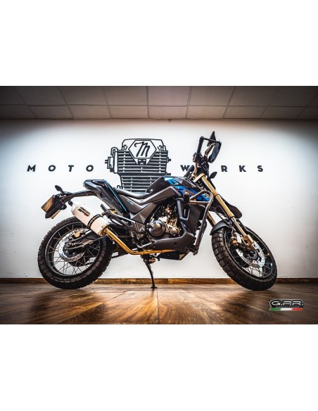 ESCAPE GPR Zontes Gk 125 Zt 2022/2024 e5 Albus Evo4 Sistema homologado con catalizador incluido