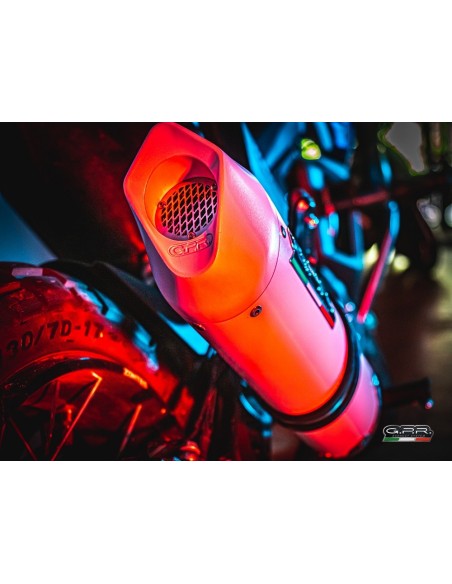 ESCAPE GPR Zontes Gk 125 Zt 2022/2024 e5 Albus Evo4 Sistema homologado con catalizador incluido