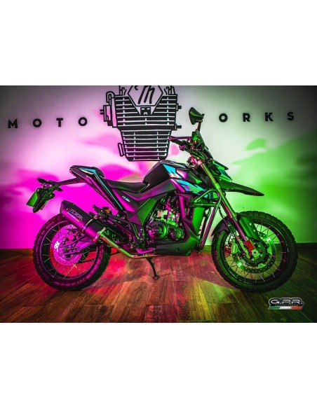 ESCAPE GPR Zontes Gk 125 Zt 2022/2024 e5 Furore Evo4 Nero Sistema homologado con catalizador incluido