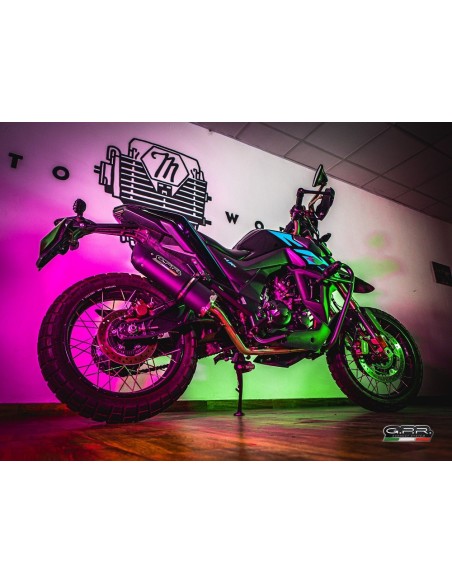 ESCAPE GPR Zontes Gk 125 Zt 2022/2024 e5 Furore Evo4 Nero Sistema homologado con catalizador incluido