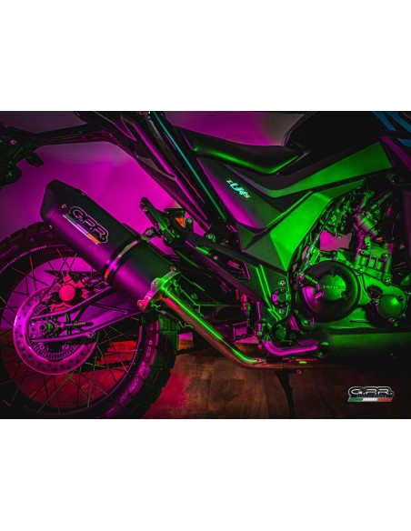 ESCAPE GPR Zontes Gk 125 Zt 2022/2024 e5 Furore Evo4 Nero Sistema homologado con catalizador incluido