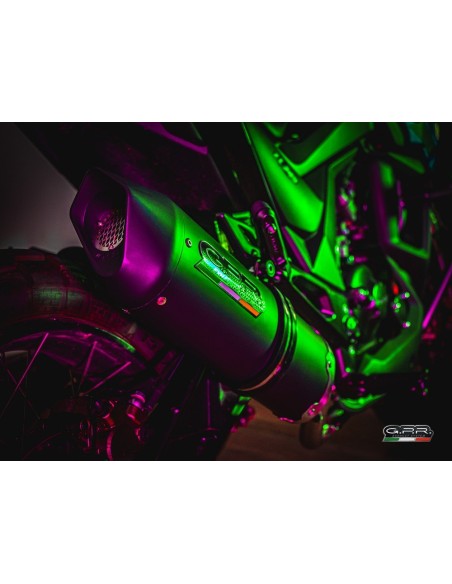 ESCAPE GPR Zontes Gk 125 Zt 2022/2024 e5 Furore Evo4 Nero Sistema homologado con catalizador incluido