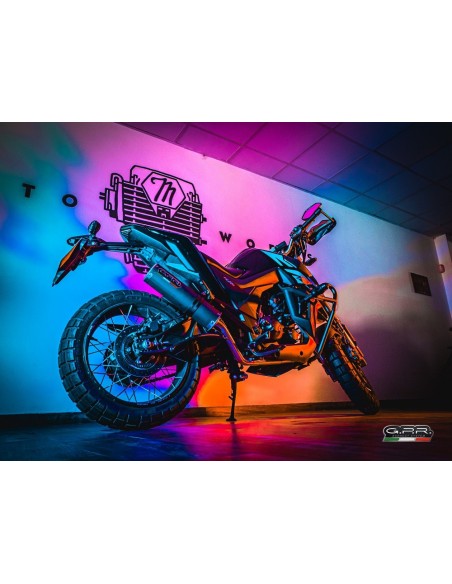 ESCAPE GPR Zontes Gk 125 Zt 2022/2024 e5 M3 Black Titanium Sistema homologado con catalizador incluido