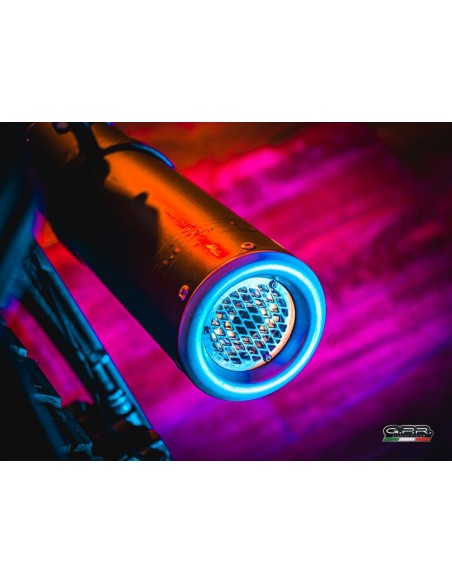 ESCAPE GPR Zontes Gk 125 Zt 2022/2024 e5 M3 Black Titanium Sistema homologado con catalizador incluido