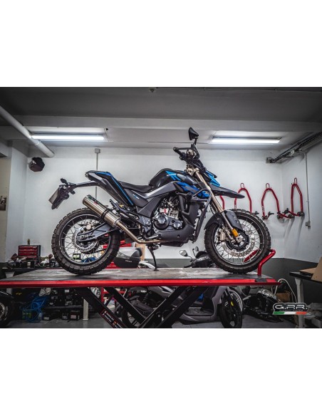 ESCAPE GPR Zontes Gk 125 Zt 2022/2024 e5 M3 Inox Sistema homologado con catalizador incluido