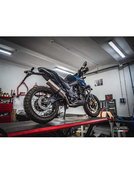 ESCAPE GPR Zontes Gk 125 Zt 2022/2024 e5 M3 Inox Sistema homologado con catalizador incluido